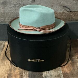 NWT Goorin Bros. Olive You Fedora Hat - Made in USA - Size Large
